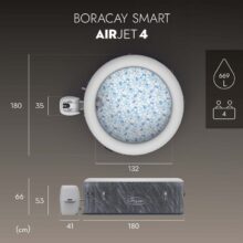Bestway Lay-Z-SPA Boracay 60175 SMART (Wi-Fi) felfújható jacuzzi