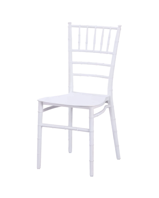 Esküvői szék: CHIAVARI TIFFANY SIMPLE fehér