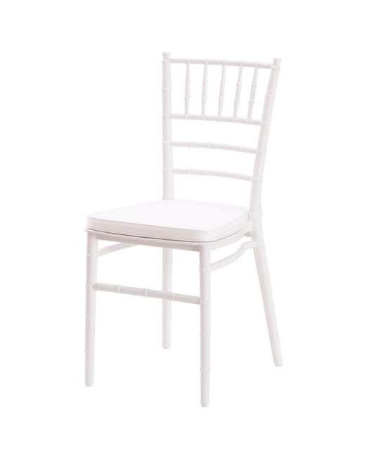 Esküvői szék: CHIAVARI TIFFANY SIMPLE fehér