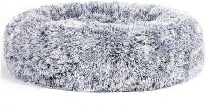 FEANDREA puha, kerek kutya- és macskafekhely 60 cm, szürke