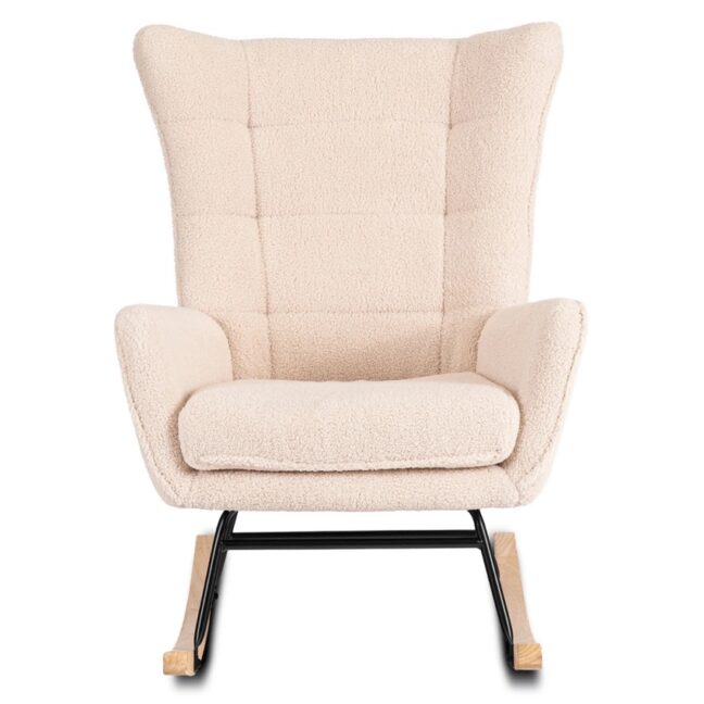 JACKSON hintafotel bézs bouclé