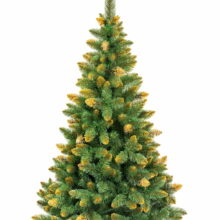 Mű karácsonyfa –  PRÉMIUM aranyozott 180cm