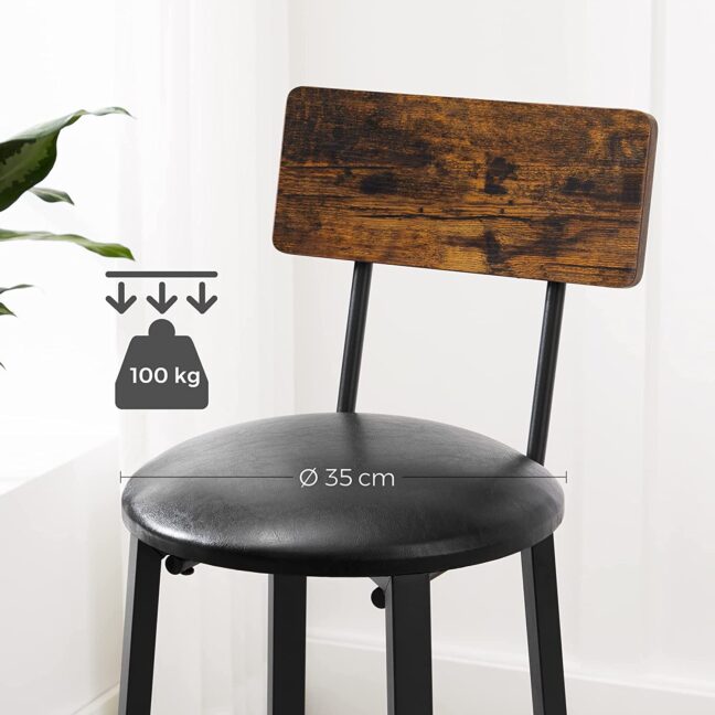 Ipari stílusú bárszék 2db