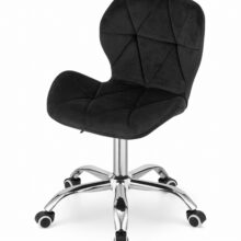 Bársony irodai szék Avola – fekete bársony