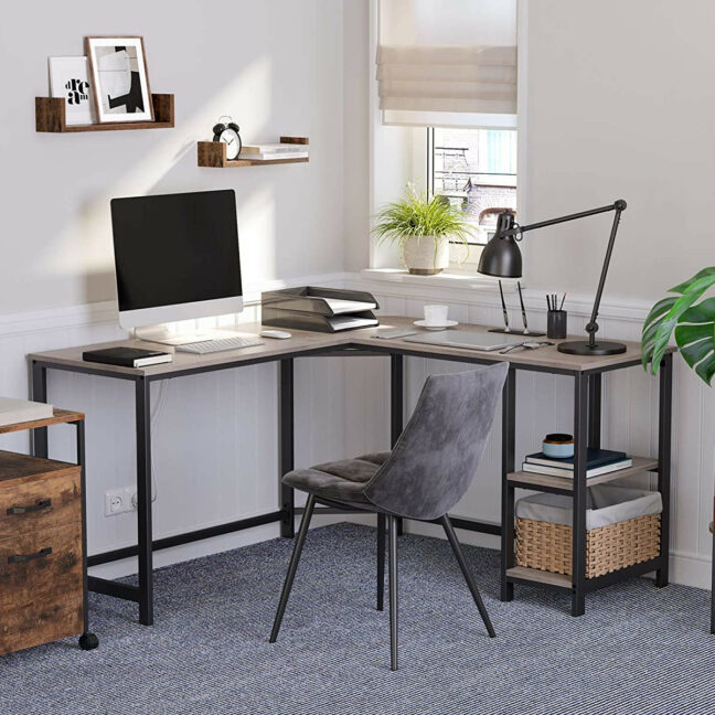 L- alakú irodai íróasztal