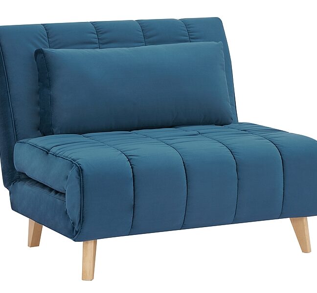 Szétnyitható fotel BILLY – kék