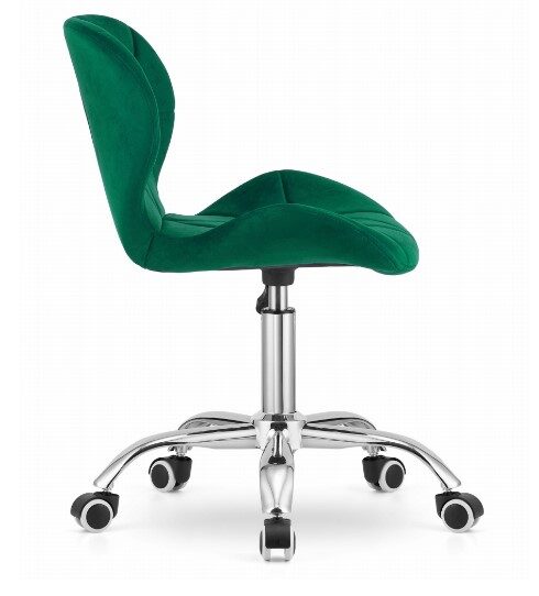 Bársony irodai forgószék AVOLA – zöld