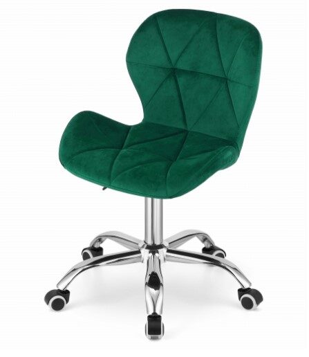 Bársony irodai forgószék AVOLA – zöld